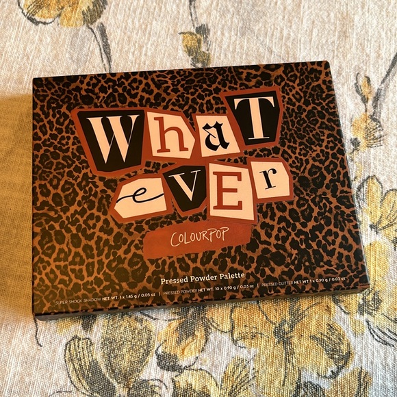 Colourpop Whatever Palette - see photos - swatched & damaged shade - Picture 5 of 6